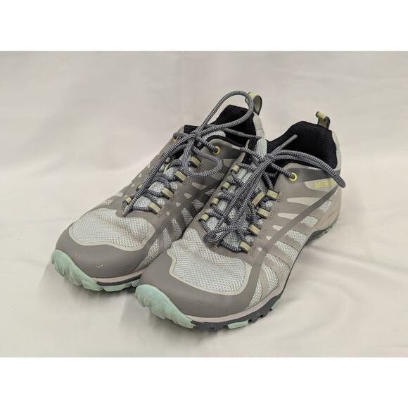 Merrell Siren Edge Q2 Outdoor Lace Up Hiking Shoe Womens Size 8 J41324 Gray - Picture 1 of 10